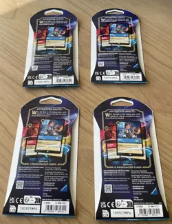 Disney Lorcana Booster Blister TCG The First Chapter Sealed Lot Set of 4 Packs - Image 2