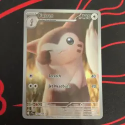 Furret 168/159 Sv09: Journey Together Illustration Rare Holo Pokemon Tcg NM - Image 1