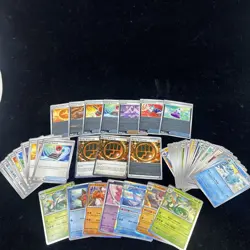 58 Card Lot Pokemon Perfect Order Shiny Holofoil, Reverse Holofoil & Normal - Image 1
