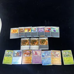 58 Card Lot Pokemon Perfect Order Shiny Holofoil, Reverse Holofoil & Normal - Image 3