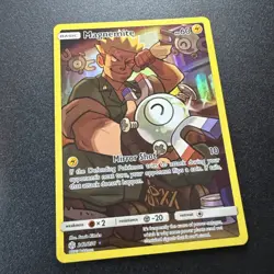 Pokemon Magnemite Cosmic Eclipse Full Art SM Holo Card 242/236 Secret Rare - Image 2