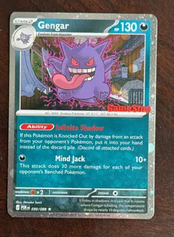 Pokemon TCG Gengar 050/088 Stamped Gamestop Promo Card Perfect Order NOT SEALED - Image 1