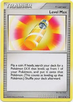 Pokemon Platinum Edition Uncommon Card - Level Max 107/127 - Image 1