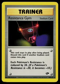 Pokemon Card - Resistance Gym Gym Challenge 109/132 Rare - Image 1
