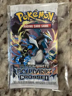 Sealed Pokemon Black & White Boundaries Crossed Booster Pack - 10 Cards Kyurem - Image 1