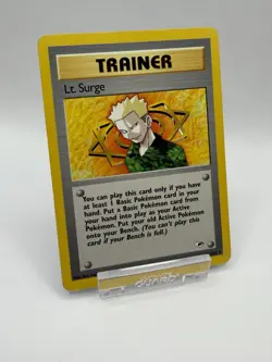 Lt. Surge 101/132 Gym Heroes Rare Pokemon Card Vintage WOTC - Image 1