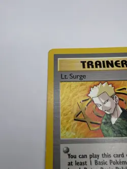 Lt. Surge 101/132 Gym Heroes Rare Pokemon Card Vintage WOTC - Image 3