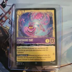 Disney Lorcana Cheshire Cat-Inexplicable Whispers in the Well 60/204 Card - Image 1