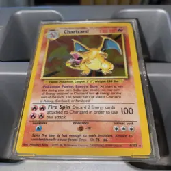 Pokemon TCG Charizard Base Set Holo Rare Card 4/102 WOTC Original - Image 4