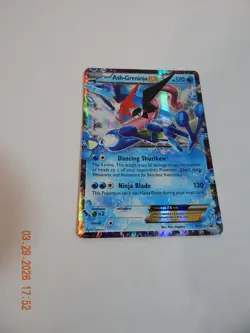 Pokemon TCG Ash-Greninja EX Promo Card XY133 Holo - Image 1