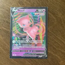 Pokemon Mew VMAX Swsh08 Fusion Strike Ultra Rare Holo Card 114/264 - Image 1