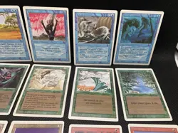Vintage MTG Card Lot 25pc Magic The Gathering Revised White Border 90's #4 - Image 3