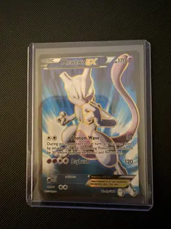 Pokemon Mewtwo EX Full Art Holo Card Breakthrough 157/162 Ultra Rare - Image 1