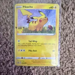 Pokemon Pikachu SWSH039 Promo Card Sword & Shield Basic Regular 2020 - Image 1