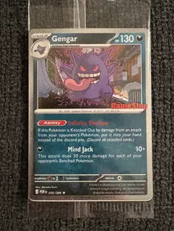 Pokemon TCG Gengar Promo Card POR 050/088 GAMESTOP STAMP Factory Sealed - Image 1