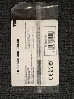 Pokemon TCG Gengar Promo Card POR 050/088 GAMESTOP STAMP Factory Sealed - Image 2