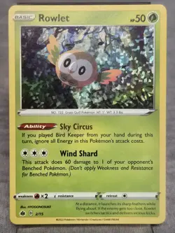 Rowlet Holo 2/15 Mcdonalds 2022 - Pokemon Card - Image 1