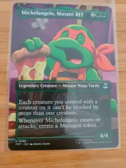 MTG Michelangelo, Mutant BFF (Showcase) 0198 Teenage Mutant Ninja Turtles M/NM - Image 1