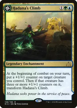 MTG Hadana's Climb // Winged Temple of Orazca ** Rivals of Ixalan ** En (NM) - Image 1