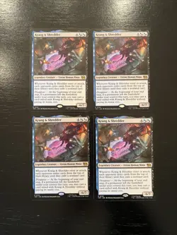 Krang & Shredder X4X NM/M Teenage Mutant Ninja Turtles TMT Magic MTG - Image 1
