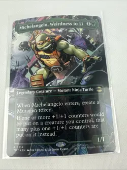 Michelangelo, Weirdness to 11 (Borderless Foil) Teenage Mutant Ninja Turtles TMT - Image 1