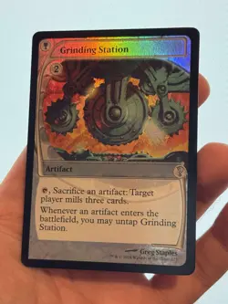 1X FOIL Grinding Station FUTURE SIGHT FRAME MINT MTG Magic MY2 Mystery Booster 2 - Image 1