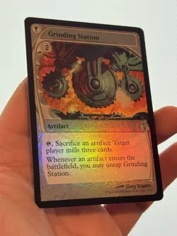 1X FOIL Grinding Station FUTURE SIGHT FRAME MINT MTG Magic MY2 Mystery Booster 2 - Image 3
