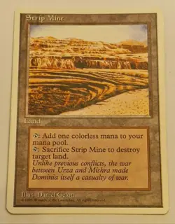 Strip Mine MTG Core Set 4th Edition - Image 1