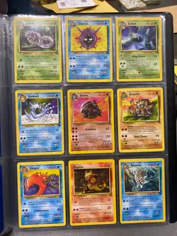 Huge Fossil and Jungle Set Part Complete Pokemon Cards Bundle Collection 1999 - Image 1