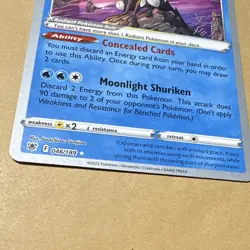 Pokemon Radiant Greninja World Championship Decks 046/189 Radiant Rare 130 HP - Image 2