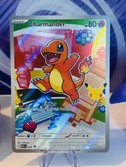 Pokemon Mega Evolution Promos Charmander 038 30th Anniversary UK seller M/NM - Image 2