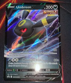 Umbreon V SWSH203 Promo SWSH Black Star Pokemon NM - Image 1