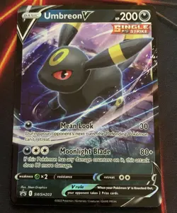 Umbreon V SWSH203 Promo SWSH Black Star Pokemon NM - Image 2