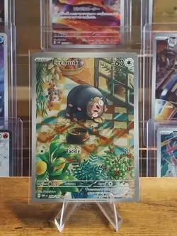 Pokemon Lechonk Illustration Rare Full Art Holo 209/197 Obsidian Flames 60HP - Image 1