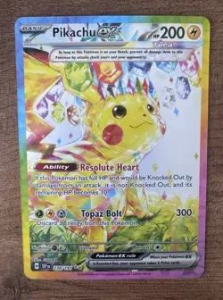 Pokemon TCG Pikachu EX 238/191 Special Illustration Rare - Surging Sparks NM 💎 - Image 1