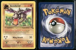 ✰ AERODACTYL 16/62 RARE FOSSIL POKEMON ✰ MP - Image 1