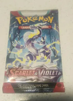 Pokemon Scarlet and Violet Booster Pack English New-Sealed 10 Cards - Image 1