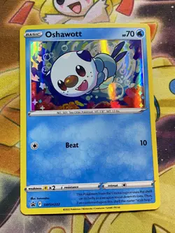 Oshawott SWSH222 Black Star Promo Holo Rare Pokemon Card TCG - NM Near Mint - Image 1