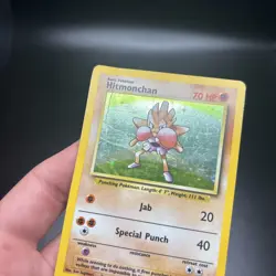 Hitmonchan - 7/102 - Pokemon Card Base Set Unlimited Holo Rare DMG - Image 4