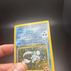 Pokemon Vintage Card TCG Vaporeon Holo Rare Card 12/64 Jungle Dmg -c - Image 4
