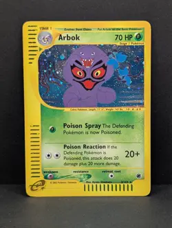 Arbok 003/165 Expedition Base Set Holo Rare Pokemon TCG Nintendo e-reader NM - Image 1