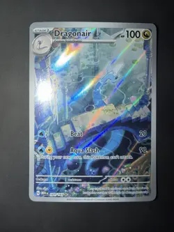 Pokemon TCG Dragonair 181/165 SV: 151 Illustration Rare Holo Card NM - Image 1