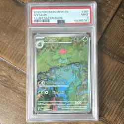 Pokemon Ivysaur Illustration Rare Holo PSA 9 167/165 English - Image 1