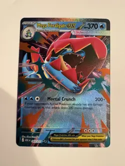 Mega Feraligatr Ex #43 Ascended Heroes Double Rare. Pokemon Tcg Pack Fresh NM - Image 1