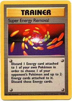 POKEMON BASE SET CARD 79/102 Trainer Super Energy Removal - Image 1
