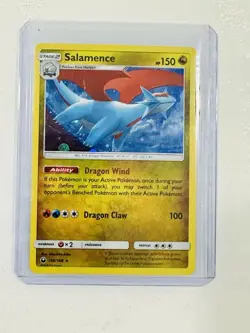 Pokemon TCG Salamence Sun & Moon: Celestial Storm 106/168 Reverse Holo Holo Rare - Image 1