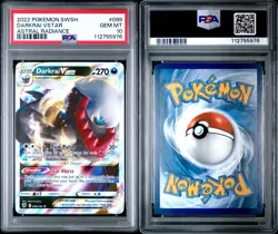 2022 Pokemon Sword & Shield Astral Radiance #099 Darkrai VSTAR PSA 10 Gem Mint - Image 3