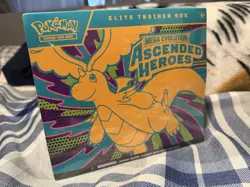 Pokemon Mega Evolution Ascended Heroes Elite Trainer Box Promo English 2024 Dra… - Image 1