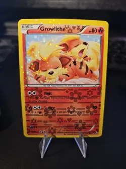 Growlithe RC4/RC25 Legendary Treasures Radiant Collection Holo MP Pokemon TCG - Image 1
