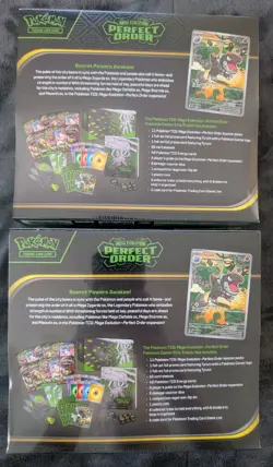 Pokemon Mega Evolution Perfect Order Pokemon Center Elite Trainer Box ETB x2 - Image 2